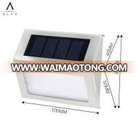 Promotion price outdoor garden led solar light IP44 garden stair solar wall stair light